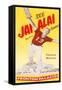 Jai Alai Poster-null-Framed Stretched Canvas