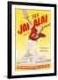 Jai Alai Poster-null-Framed Art Print