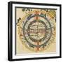 Jain Cosmic Diagram, Jambudvpida, Bikaner-null-Framed Giclee Print