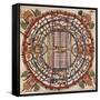 Jain Cosmological Map, 19th Century-Library of Congress-Framed Stretched Canvas