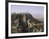 Jain Holy Hill and Temple Complex, Mount Girnar, Junagadh (Junagarh), Gujarat, India-John Henry Claude Wilson-Framed Photographic Print