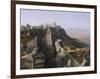 Jain Holy Hill and Temple Complex, Mount Girnar, Junagadh (Junagarh), Gujarat, India-John Henry Claude Wilson-Framed Photographic Print