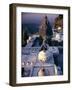 Jain Holy Hill and Temple Complex, Mount Girnar, Junagadh (Junagarh), Gujarat, India-John Henry Claude Wilson-Framed Photographic Print