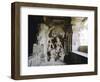 Jain Sculpture, Upper Storey Cave 32 (Indra Sabha) 9th Century, Ellora, Maharashtra, India-Richard Ashworth-Framed Photographic Print