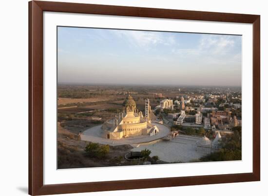 Jain Temple, Newly Constructed, at the Foot of Shatrunjaya Hill-Annie Owen-Framed Photographic Print