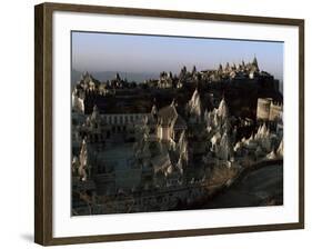 Jain Temples of Palitana, Gujarat State, India-John Henry Claude Wilson-Framed Photographic Print