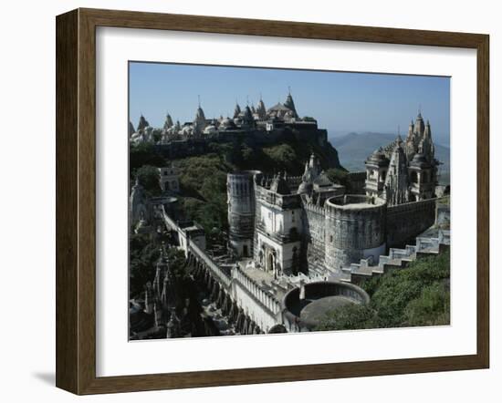 Jain Temples, Palitana, Gujarat State, India-Gina Corrigan-Framed Photographic Print