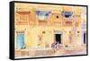 Jaisalmer, 1999 (W/C on Paper)-Lucy Willis-Framed Stretched Canvas