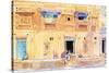 Jaisalmer, 1999 (W/C on Paper)-Lucy Willis-Stretched Canvas