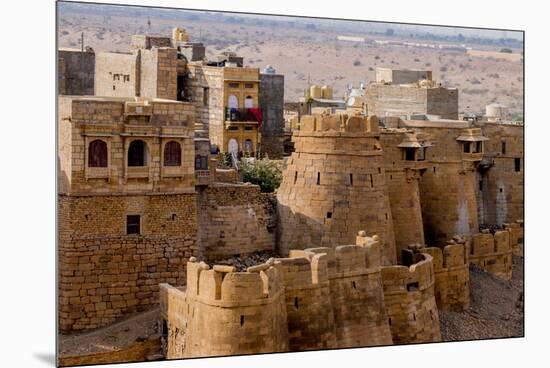 Jaisalmer Fort. Golden Sandstone Fort. Jaisalmer. Rajasthan. India-Tom Norring-Mounted Premium Photographic Print