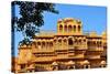 Jaisalmer Raj Mahal (Royal Palace), Jaisalmer, Rajasthan, India, Asia-Godong-Stretched Canvas