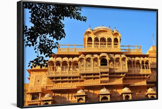 Jaisalmer Raj Mahal (Royal Palace), Jaisalmer, Rajasthan, India, Asia-Godong-Framed Photographic Print