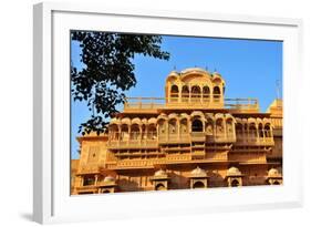 Jaisalmer Raj Mahal (Royal Palace), Jaisalmer, Rajasthan, India, Asia-Godong-Framed Photographic Print