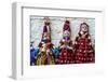 Jaisalmer, Rajasthan, India. Mughal paper mache dolls and puppets.-Jolly Sienda-Framed Photographic Print