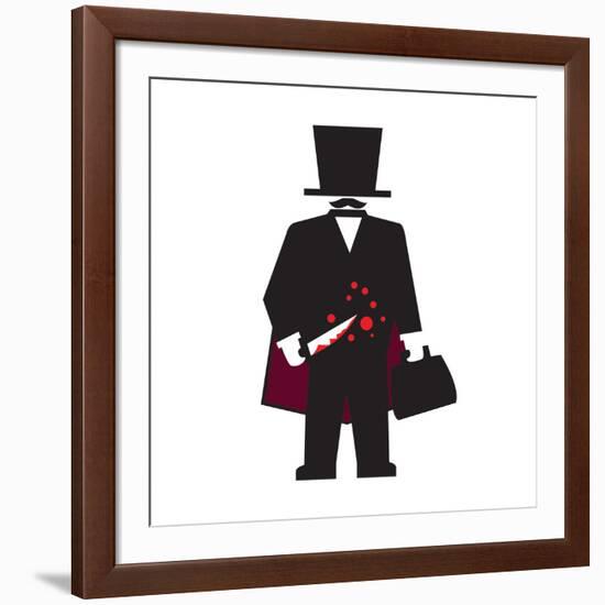 Jak from London-Tosh-Framed Art Print