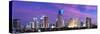 Jakarta City Sunset-photosoup-Stretched Canvas