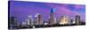 Jakarta City Sunset-photosoup-Stretched Canvas