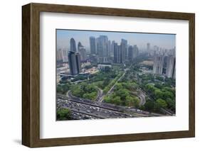 Jakarta Cityscape in Indonesia-Arya Defri-Framed Photographic Print