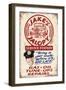 Jakes Jalopy Service Station - Vintage Sign-Lantern Press-Framed Art Print