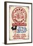 Jakes Jalopy Service Station - Vintage Sign-Lantern Press-Framed Art Print