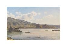 Wanderer in the Salzkammergut, by the Grundlsee Dam and the River Traun-Jakob Alt-Premium Giclee Print