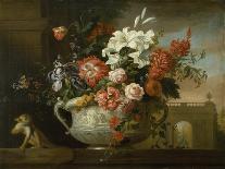 Still Life with Flowers in an Urn, with a Cockatoo, on a Ledge, C.1699-Jakob Bogdani Or Bogdany-Giclee Print