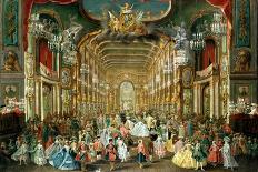 Masked Ball in the Hoftheater, Bonn, 1754-Jakob Rousseau-Giclee Print