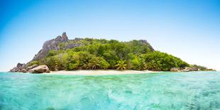 Beautiful Seychelles Tropical Shore with Granite Rocks, La Digue Island-Jakub Gojda-Photographic Print