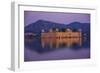 Jal Mahal Floating Lake Palace, Jaipur, Rajasthan, India, Asia-Laura Grier-Framed Photographic Print