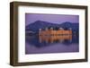 Jal Mahal Floating Lake Palace, Jaipur, Rajasthan, India, Asia-Laura Grier-Framed Photographic Print