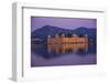 Jal Mahal Floating Lake Palace, Jaipur, Rajasthan, India, Asia-Laura Grier-Framed Photographic Print