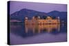 Jal Mahal Floating Lake Palace, Jaipur, Rajasthan, India, Asia-Laura Grier-Stretched Canvas