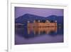 Jal Mahal Floating Lake Palace, Jaipur, Rajasthan, India, Asia-Laura Grier-Framed Photographic Print