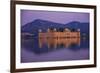 Jal Mahal Floating Lake Palace, Jaipur, Rajasthan, India, Asia-Laura Grier-Framed Photographic Print