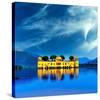 Jal Mahal & Lake Jaipur India-null-Stretched Canvas