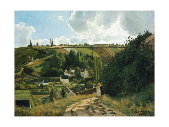 'Jalais Hill at Pontoise, 1867' Giclee Print - Camille Pissarro