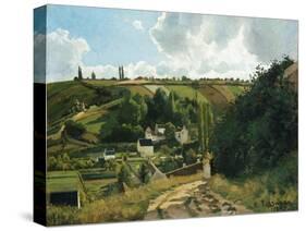 Jalais Hill at Pontoise, 1867-Camille Pissarro-Stretched Canvas