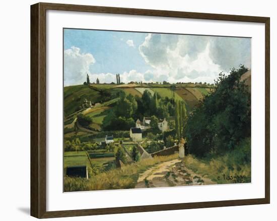 Jalais Hill at Pontoise, 1867-Camille Pissarro-Framed Giclee Print