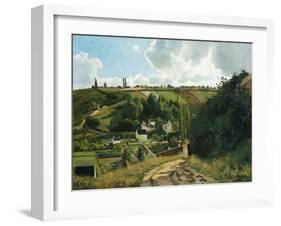 Jalais Hill at Pontoise, 1867-Camille Pissarro-Framed Giclee Print