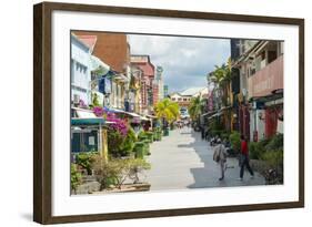 Jalan Stapok Street, Kuching, Sarawak, Malaysian Borneo, Malaysia, Southeast Asia, Asia-Nico Tondini-Framed Photographic Print