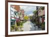 Jalan Stapok Street, Kuching, Sarawak, Malaysian Borneo, Malaysia, Southeast Asia, Asia-Nico Tondini-Framed Photographic Print