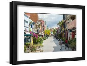 Jalan Stapok Street, Kuching, Sarawak, Malaysian Borneo, Malaysia, Southeast Asia, Asia-Nico Tondini-Framed Photographic Print