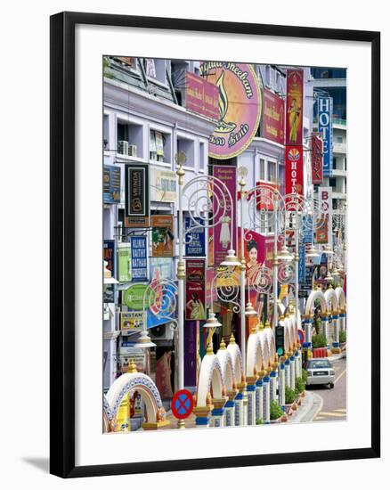 Jalan Tun Sambantham, Little India, Kuala Lumpur, Malaysia, Southeast Asia, Asia-Gavin Hellier-Framed Photographic Print