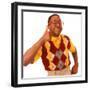 JALEEL WHITE. "FAMILY MATTERS" [1989].-null-Framed Photographic Print