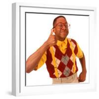 JALEEL WHITE. "FAMILY MATTERS" [1989].-null-Framed Photographic Print