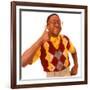 JALEEL WHITE. "FAMILY MATTERS" [1989].-null-Framed Photographic Print