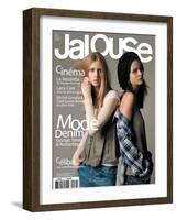 Jalouse, April 2006 - Sasha & Dominika-Elina Kechicheva-Framed Art Print