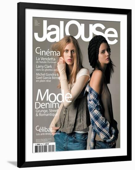 Jalouse, April 2006 - Sasha & Dominika-Elina Kechicheva-Framed Art Print