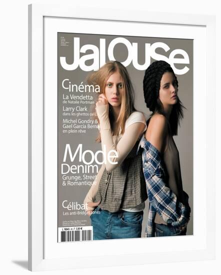 Jalouse, April 2006 - Sasha & Dominika-Elina Kechicheva-Framed Art Print