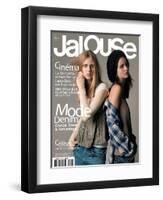 Jalouse, April 2006 - Sasha & Dominika-Elina Kechicheva-Framed Art Print